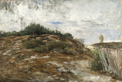 Wooded Ridge, Fontainebleau, 1900, Carl Fredrik Hill