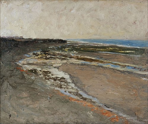 Seashore at Luc-sur-Mer, 1876, Carl Fredrik Hill
