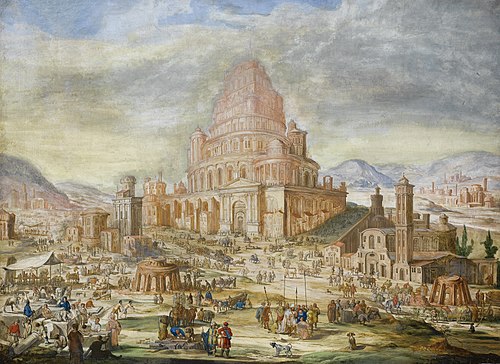 La Tour de Babel, 1650, Jacob van der Ulft