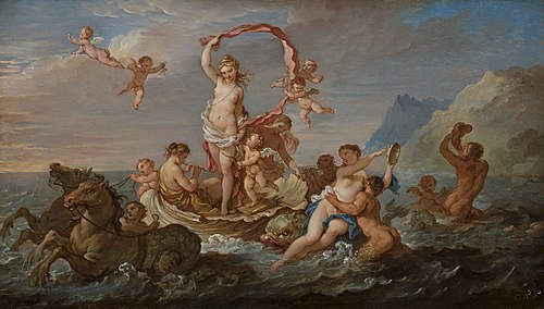 Triumph of Amphitrite, 1735, Charles-Joseph Natoire