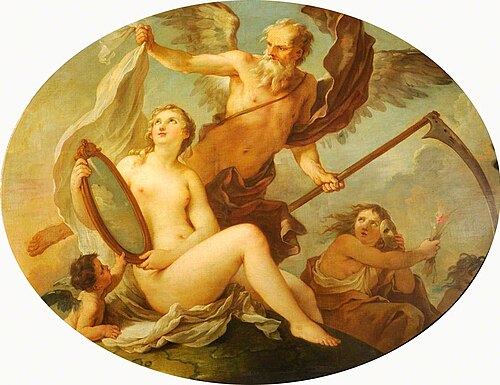 Time Uncovering Truth, 1745, Charles-Joseph Natoire