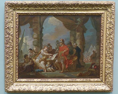 Conclusion de la paix de Tarente, 1757, Charles-Joseph Natoire