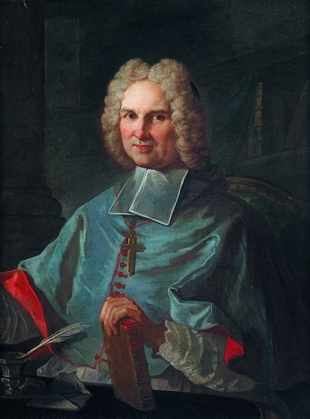 Portrait de Monseignor Rosseau de la Parisière, Évêque de Nîmes en 1711, 1717, Charles-Joseph Natoire