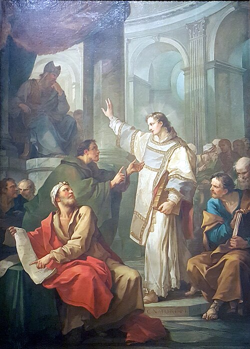La prédication de Saint Etienne, 1745, Charles-Joseph Natoire