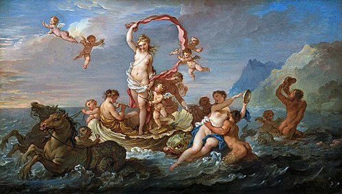 Le Triomphe d'Amphitrite, 1730, Charles-Joseph Natoire