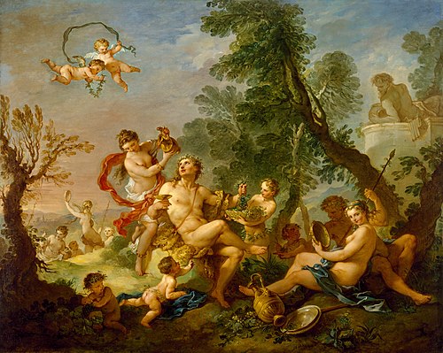 Bacchanal, , Charles-Joseph Natoire