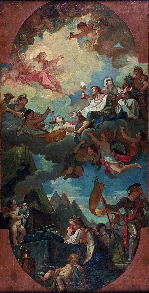 L’apothéose de Saint-Louis, 1756, Charles-Joseph Natoire