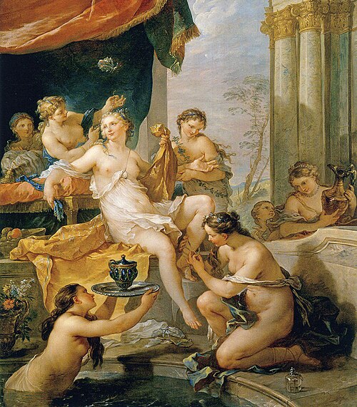 Psyché à sa toilette, 1735, Charles-Joseph Natoire