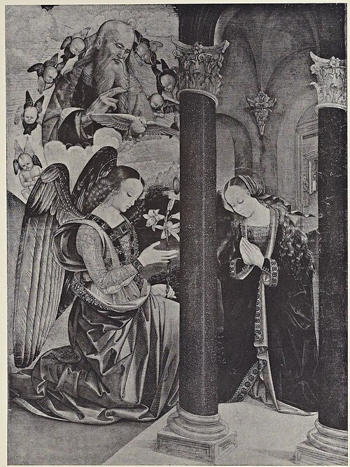 Annunciation, 1460, Giovanni Santi