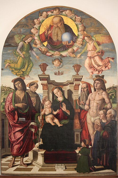 Pala Buffi, 1489, Giovanni Santi