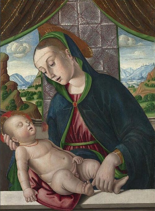 The Virgin and Child, 1488, Giovanni Santi