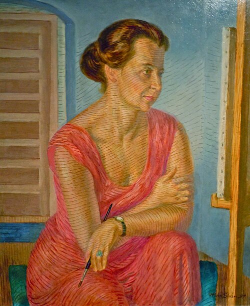 Porträt der Helen Parr Sloan, 1947, John Sloan