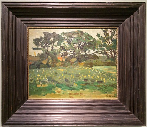 Landschaft mit gelben Blumen, 1899, Bernhard Pankok