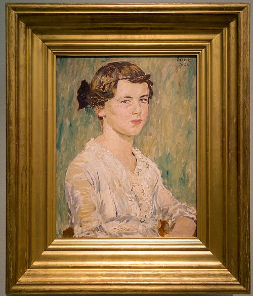 Porträt der Tochter Erika, 1911, Bernhard Pankok