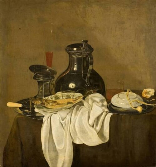 Still Life circa 1640, 1640, Jan Treck