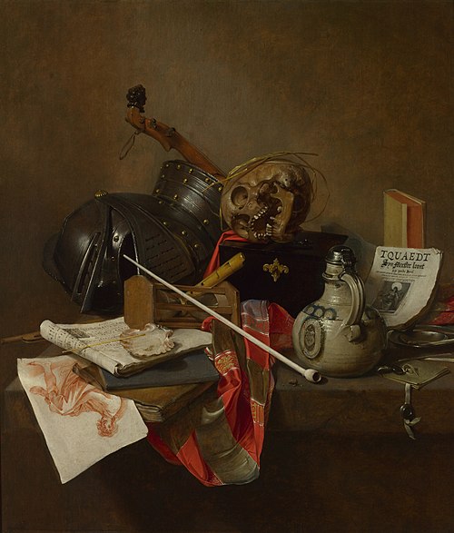 Vanitas Still Life, 1648, Jan Treck