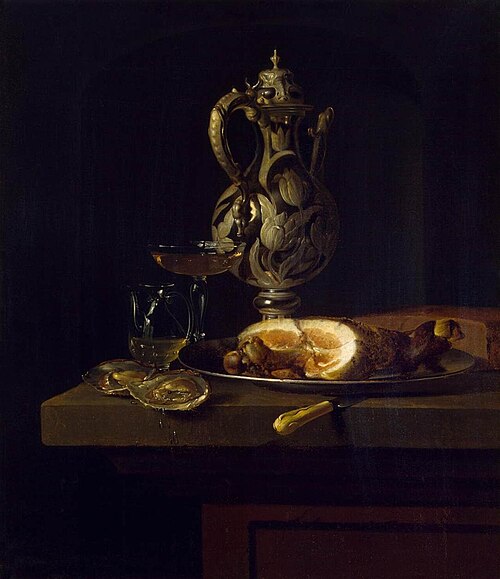 Breakfast with Ham, 1655, Simon Luttichuys
