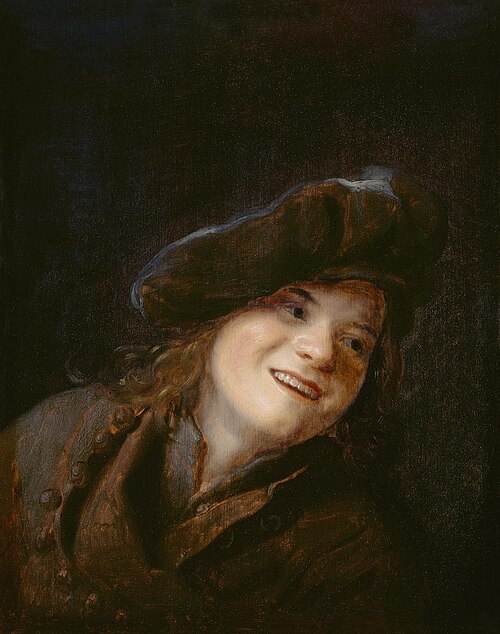 Brustbild eines lachenden Jungen, 1648, Isaac Luttichuys