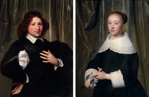 Portrait of Jan Hendrik Lestevenon, husband of Esther Bary (1630-1696), ca. 1652, 1652, Isaac Luttichuys