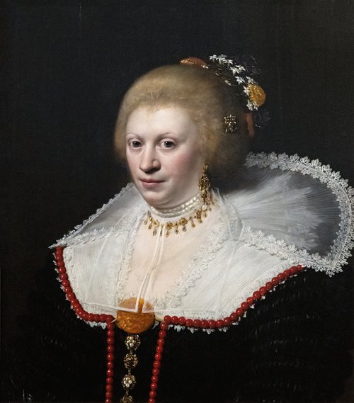 Portrait de femme, 1700, Jan van Ravesteyn
