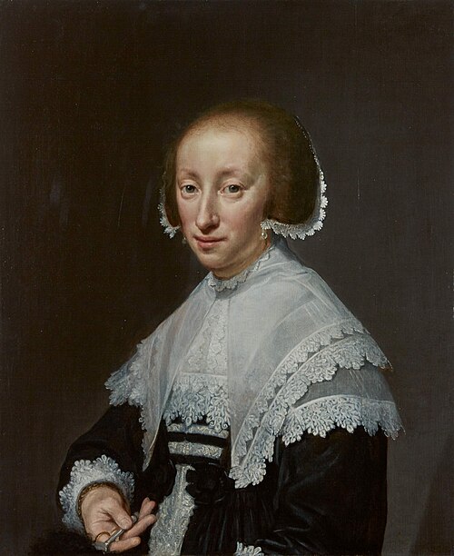Portrait of an unknown woman, 1641, Jan van Ravesteyn
