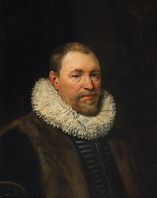 Portrait of Nicolaas Cromhout, 1621, Jan van Ravesteyn