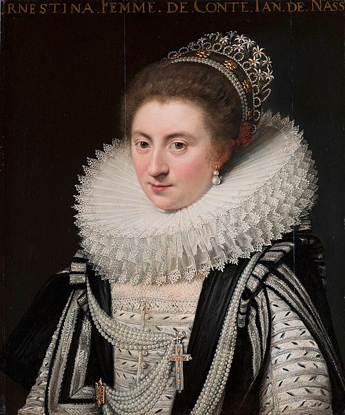 Portrait d'Ernestine Yolande, Princesse de Ligne, 1620, Jan van Ravesteyn