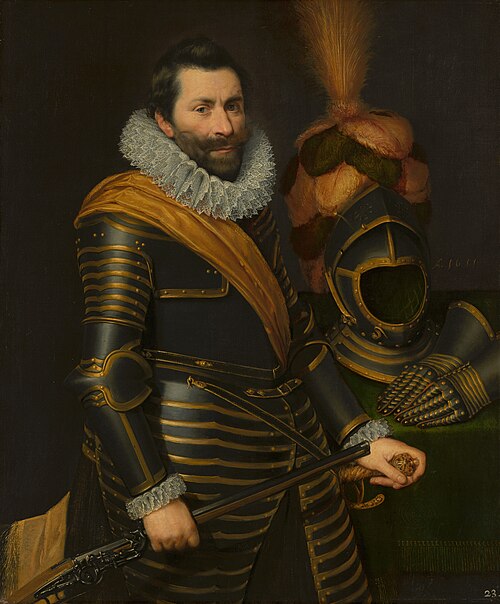 Portrait of an unknown man, 1611, Jan van Ravesteyn