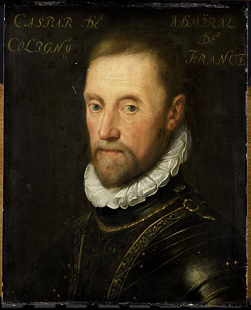 Portrait of Gaspard de Coligny (1517-72), 1621, Jan van Ravesteyn