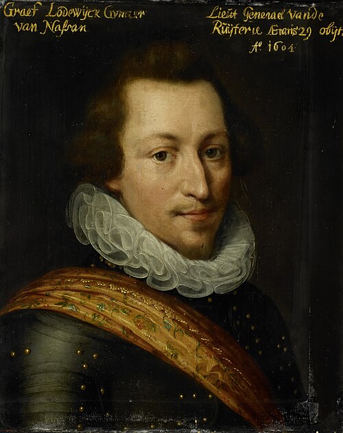 Portrait of Lodewijk Günther (1575-1604), Count of Nassau, 1621, Jan van Ravesteyn