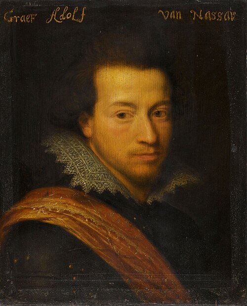 Portrait of Adolf (1586-1608), Count of Nassau-Siegen, 1621, Jan van Ravesteyn