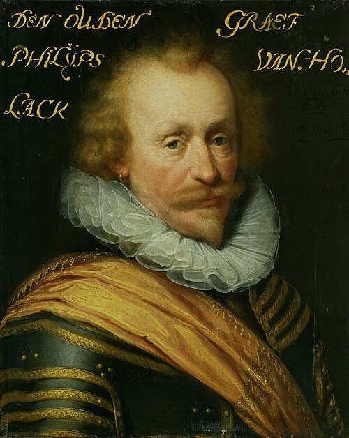 Portrait of Philips (1550-1606), Count of Hohenlohe zu Langenburg, 1621, Jan van Ravesteyn