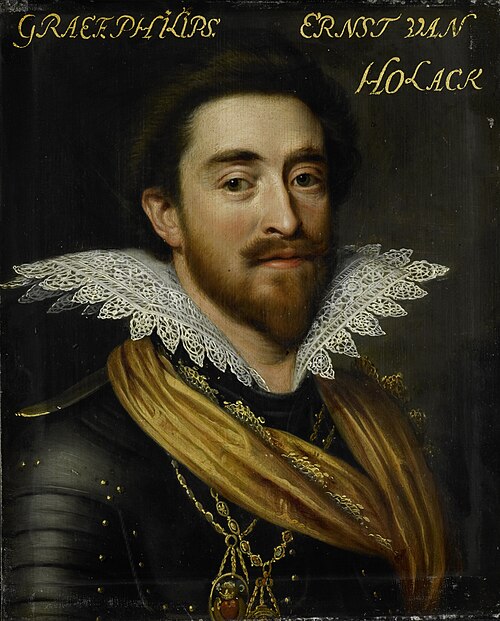 Portrait of Philip Ernst (1585-1629), Count of Hohenlohe zu Langenburg, 1621, Jan van Ravesteyn