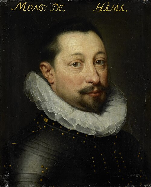 Portrait of Charles de Levin (?-1592), Lord of Famars, Forimont and Lousart, 1621, Jan van Ravesteyn