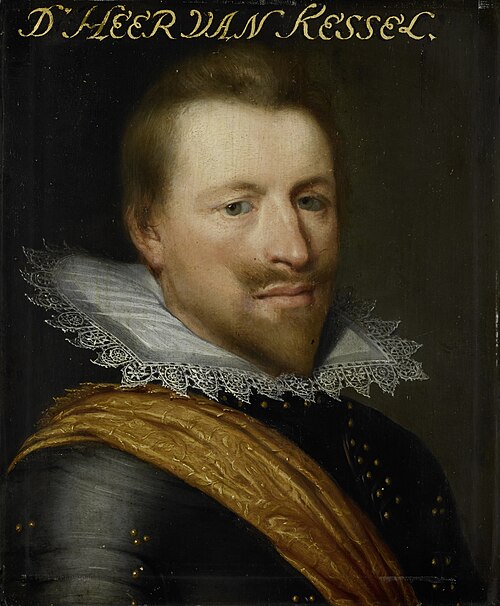 Portrait of Willem Adriaen (?-1625), Count of Hornes, Lord of Kessel and Westwezel, 1624, Jan van Ravesteyn