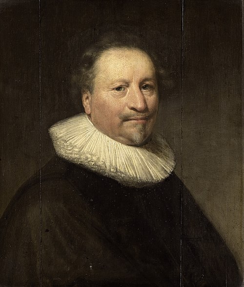 Portrait of a man, possibly Jan Doublet (1580-1650), 1634, Jan van Ravesteyn