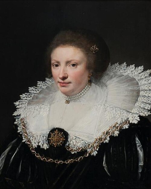 Portrait of Wilhelmina van Arckell (?-1628), 1626, Jan van Ravesteyn