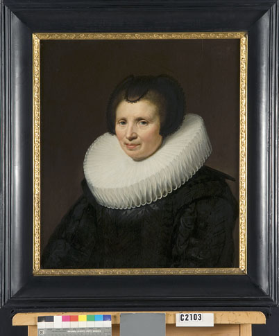 Portrait of Cornelia ten Haeff (d.1661), wife of Abraham de Brauw, 1643, Jan van Ravesteyn
