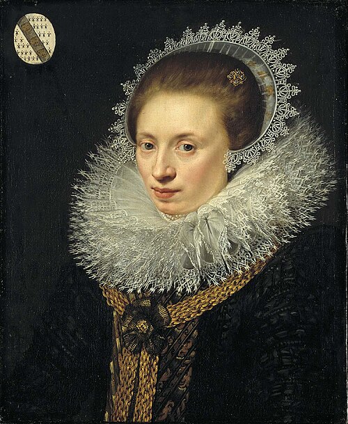 Portrait of Judith Langley, 1604, Jan van Ravesteyn