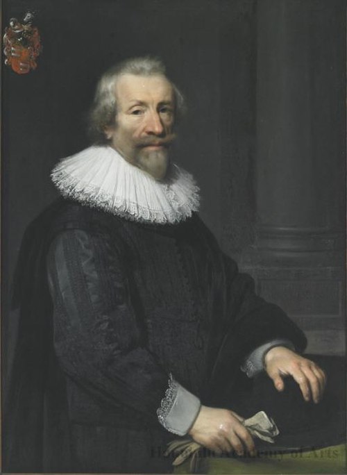 Portrait of David de Ruyter, 1639, Jan van Ravesteyn