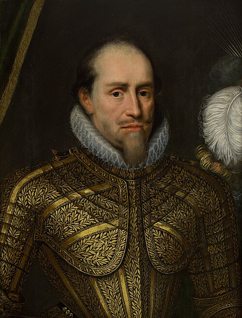 Portrait of a Man in Armour, , Michiel van Mierevelt