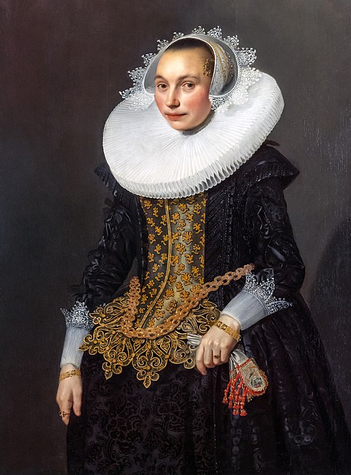 Portrait de femme, 1700, Michiel van Mierevelt