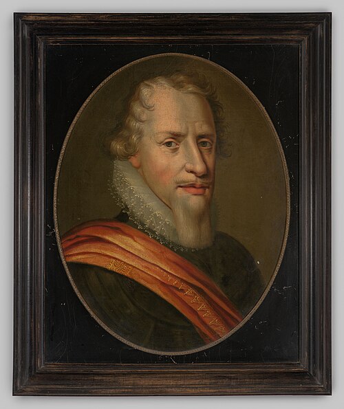Portrait of Maurits van Oranje-Nassau (1567-1625), 1653, Michiel van Mierevelt