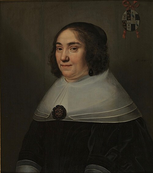 Portrait of Maria van Reigersberg (1589-1653), 1640, Michiel van Mierevelt