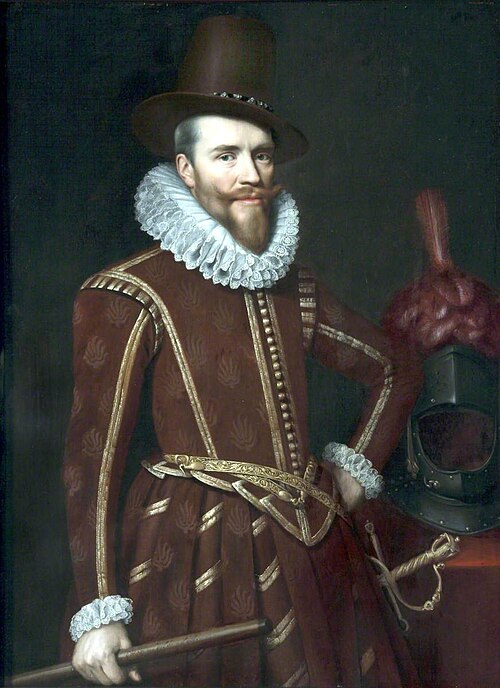 Sir Edward Cecil (1572–1638), Viscount Wimbledon, , Michiel van Mierevelt