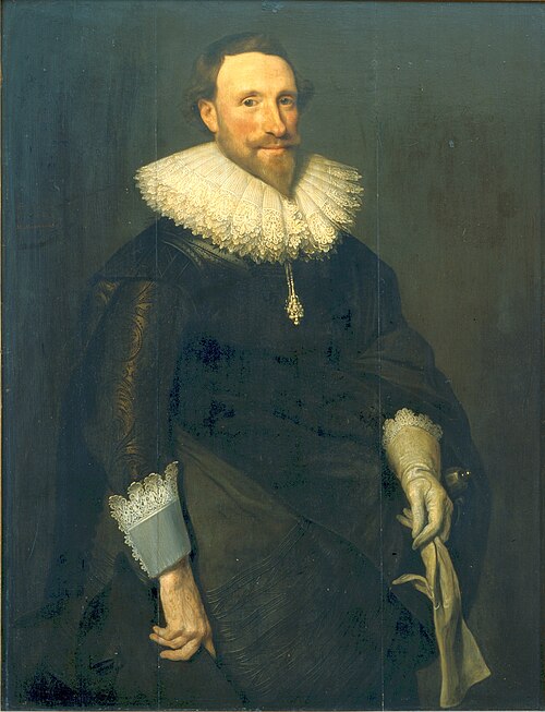 Portrait of Pieter Cornelisz Hooft, 1629, Michiel van Mierevelt
