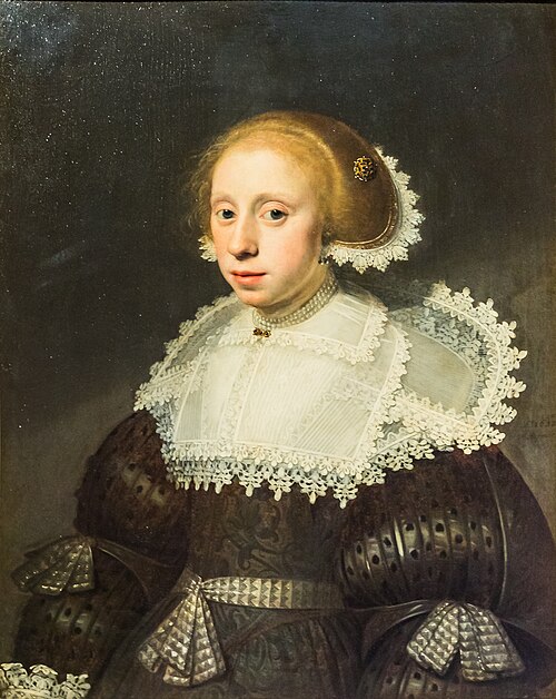 Bildnis einer Frau, 1633, Michiel van Mierevelt