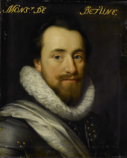 Portrait of Syrius de Bethune (?-1649), Lord of Cogni, Mareuil, le Beysel, Toulon, Conegory and Chas, 1624, Michiel van Mierevelt