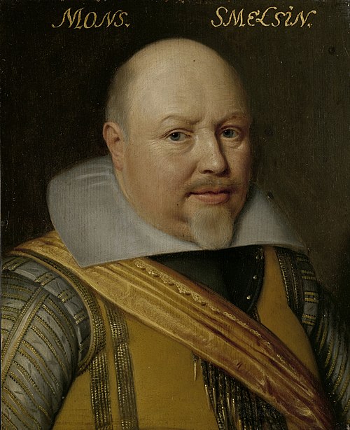 Portrait of Nicolaas Schmelzing (1561-1629), 1621, Michiel van Mierevelt
