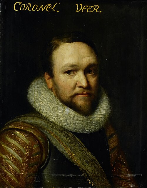Portrait of Sir Horace Vere (1565-1635), 1624, Michiel van Mierevelt